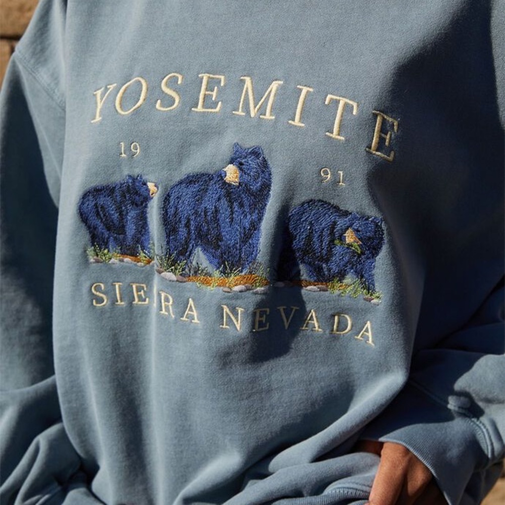 Make me an offer! NWT Sage Green Yosemite Bear Sweatshirt (John Galt)